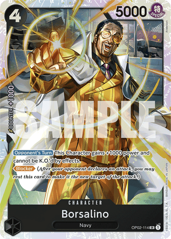 OP02-114 - Borsalino - Super Rare Reprint