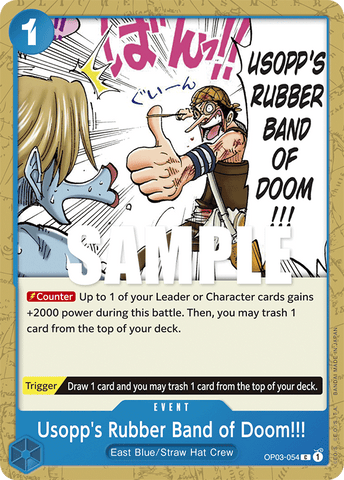 OP03-054 - Usopp's Rubber Band of Doom!!! - Common