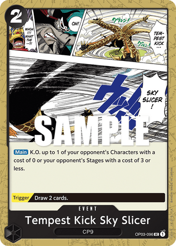 OP03-096 - Tempest Kick Sky Slicer - Uncommon