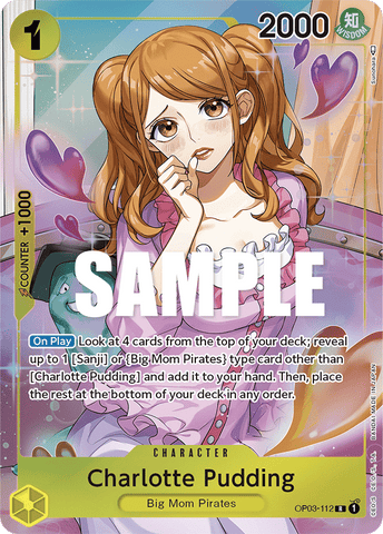 OP03-112 - Charlotte Pudding - Rare Alt Art