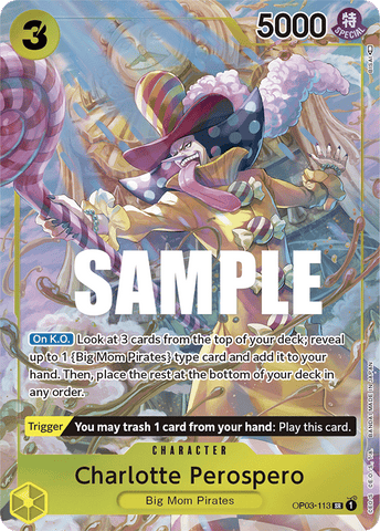 OP03-113 - Charlotte Perospero - Super Rare Alt Art