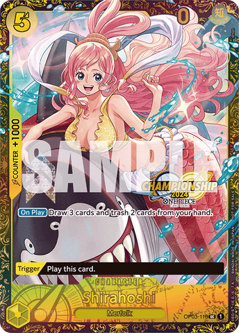 OP03-116 - Shirahoshi - Championship 2024 ALT ART