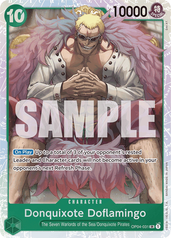 OP04-031 - Donquixote Doflamingo - Super Rare Reprint