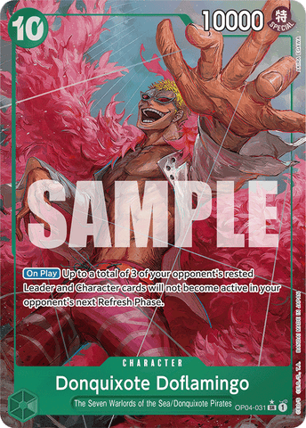 OP04-031 - Donquixote Doflamingo - Super Rare Alt Art