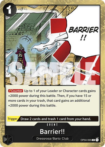 OP04-095 - Barrier!! - Common (Jolly Roger Foil)