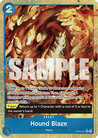 OP05-057 - Hound Blaze - Rare Alt Art