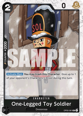 OP05-081 - One-Legged Toy Soldier - Uncommon (Jolly Roger Foil)