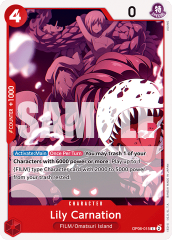 OP06-015 - Lily Carnation - Common