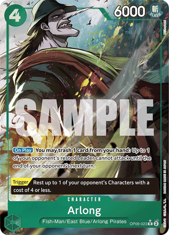 OP06-023 - Arlong - Rare Full Art