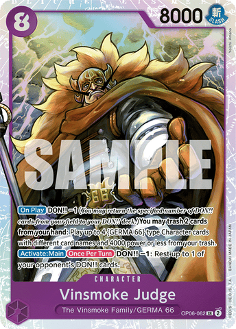 OP06-062 - Vinsmoke Judge - Super Rare