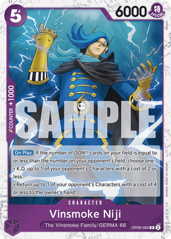 OP06-065 - Vinsmoke Niji - Rare (Jolly Roger Foil)