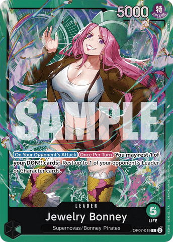 OP07-019 - Jewelry Bonney - Leader Alt Art