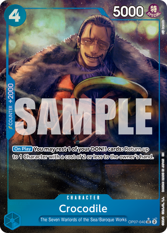 OP07-040 - Crocodile - Uncommon Alt Art