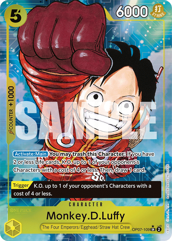 one piece op07 rare cards ONE PIECE CARD GAME OP07-091 R main image 1