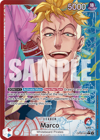 OP08-002 - Marco - Leader Alt Art