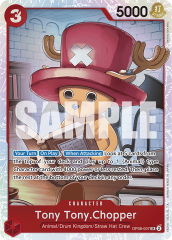 OP08-007 - Tony Tony.Chopper - Super Rare