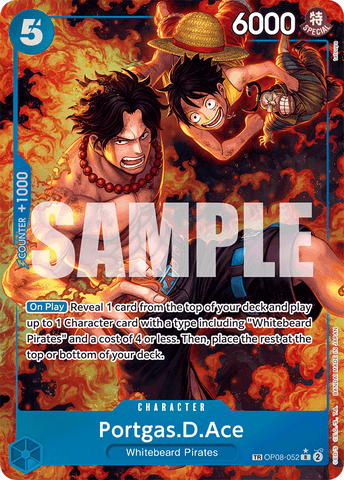 OP08-052 - Portgas.D.Ace - Treasure Rare