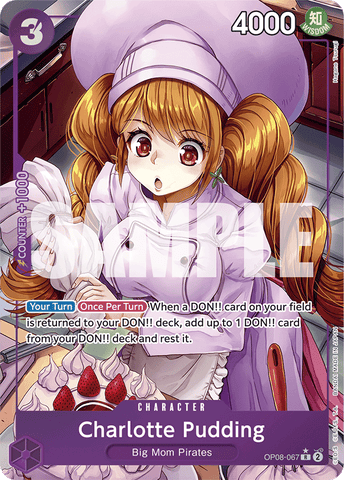 OP08-067 - Charlotte Pudding - Rare Alt Art