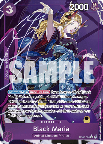 OP08-074 - Black Maria - Super Rare Alt Art