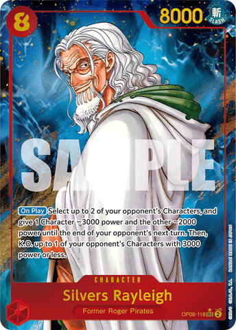 OP08-118 - Silvers Rayleigh - Secret Rare Alt Art