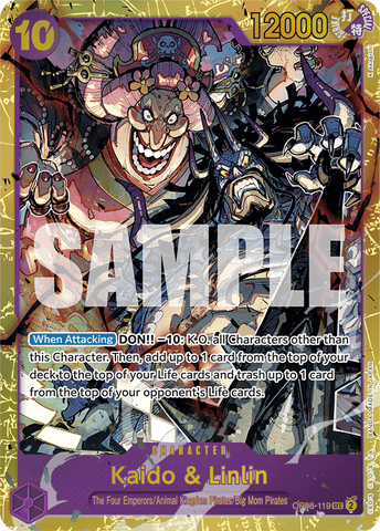 OP08-119 - Kaido & Linlin - Secret Rare