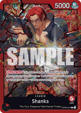OP09-001 - Shanks - Leader Alt Art