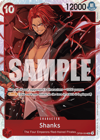 OP09-004 - Shanks - Super Rare