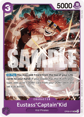 OP09-075 - Eustass"Captain"Kid - Uncommon