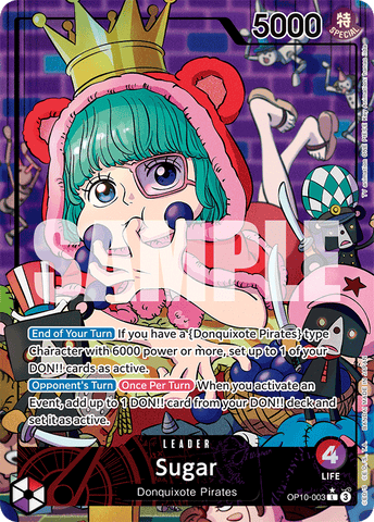 OP10-003 - Sugar  - Leader Alt Art