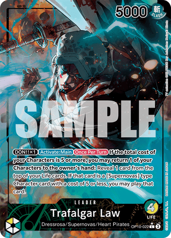 OP10-022 - Trafalgar Law - Leader Alt Art