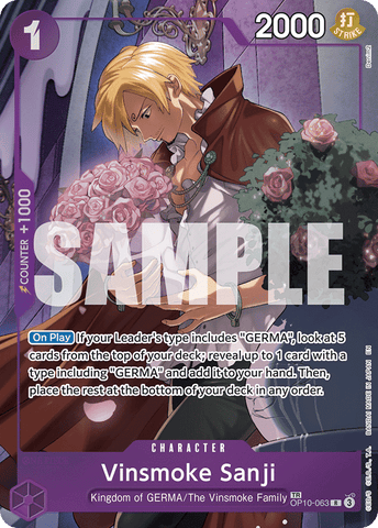 OP10-63 - Vinsmoke Sanji - Treasure Rare