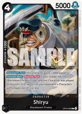 OP10-086 - Shiryu - Rare