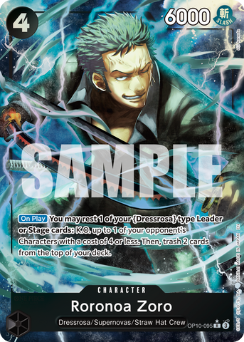 OP10-095 - Roronoa Zoro - Rare Alt Art