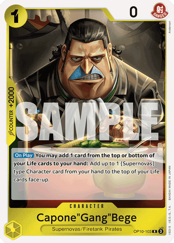 OP10-103 - Capone"Gang"Bege - Rare