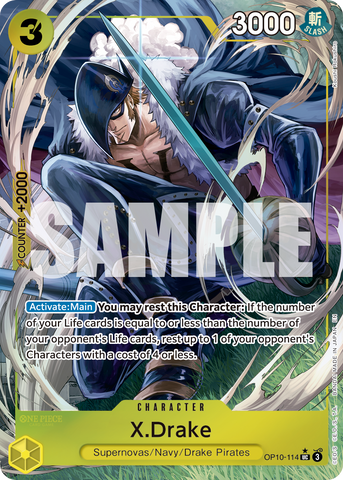 OP10-114 - X.Drake - Uncommon Alt Art