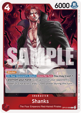 OP12-008 - Shanks - Rare