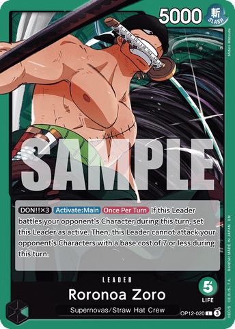 OP12-020 - Roronoa Zoro - Leader