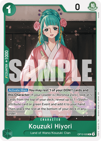 OP12-028 - Kouzuki Hiyori - Rare