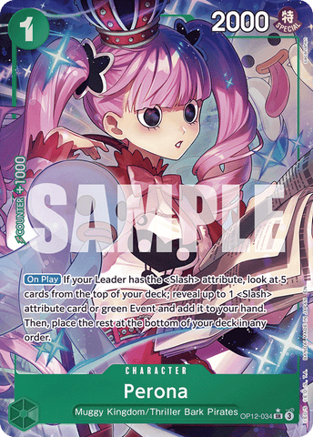 OP12-034 - Perona - Super Rare Alt Art