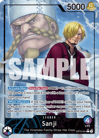 OP12-041 - Sanji - Leader Alt Art