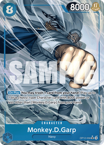 OP12-056 - Monkey.D.Garp - Super Rare Alt Art