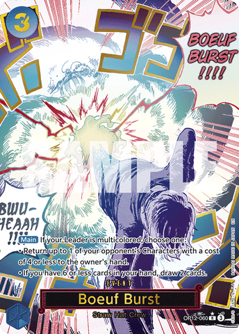 OP12-060 - Boeuf Burst - Rare Alt Art