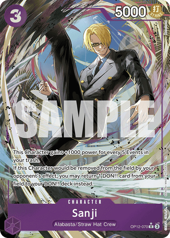 OP12-070 - Sanji - Rare Alt Art