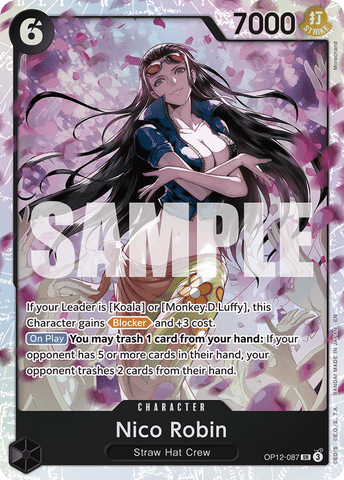 OP12-087 - Nico Robin - Super Rare