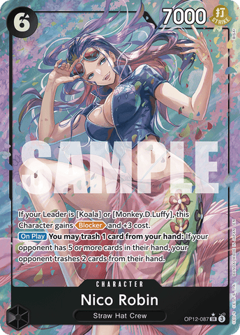 OP12-087 - Nico Robin - Super Rare Alt Art