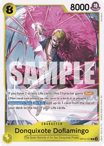 OP12-107 - Donquixote Doflamingo - Rare