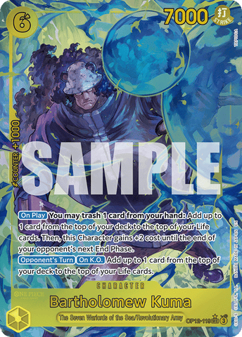 OP12-119 - Bartholomew Kuma - Secret Rare Alt Art