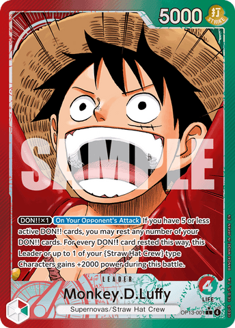 OP13-001 - Monkey.D.Luffy - Leader Alt Art
