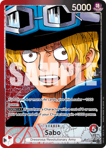 OP13-004 - Sabo - Leader Alt Art