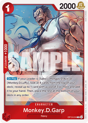 OP13-016 - Monkey.D.Garp - Rare
